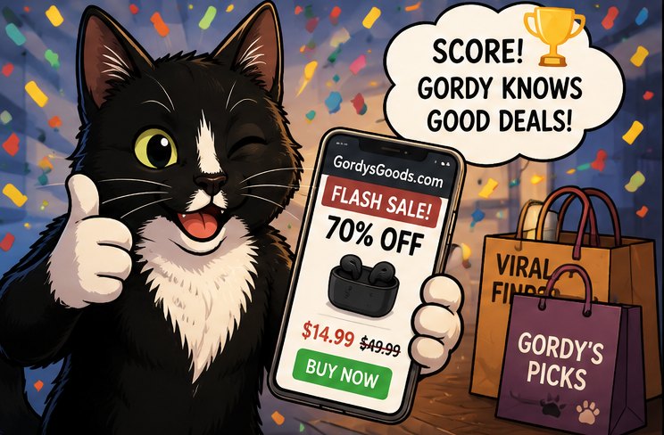 Cartoon Gordy giving a thumbs up