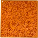 Zombie eMat - Enrichment Lick Mat for Dogs and Cats | Halloween Skull Design | SodaPup