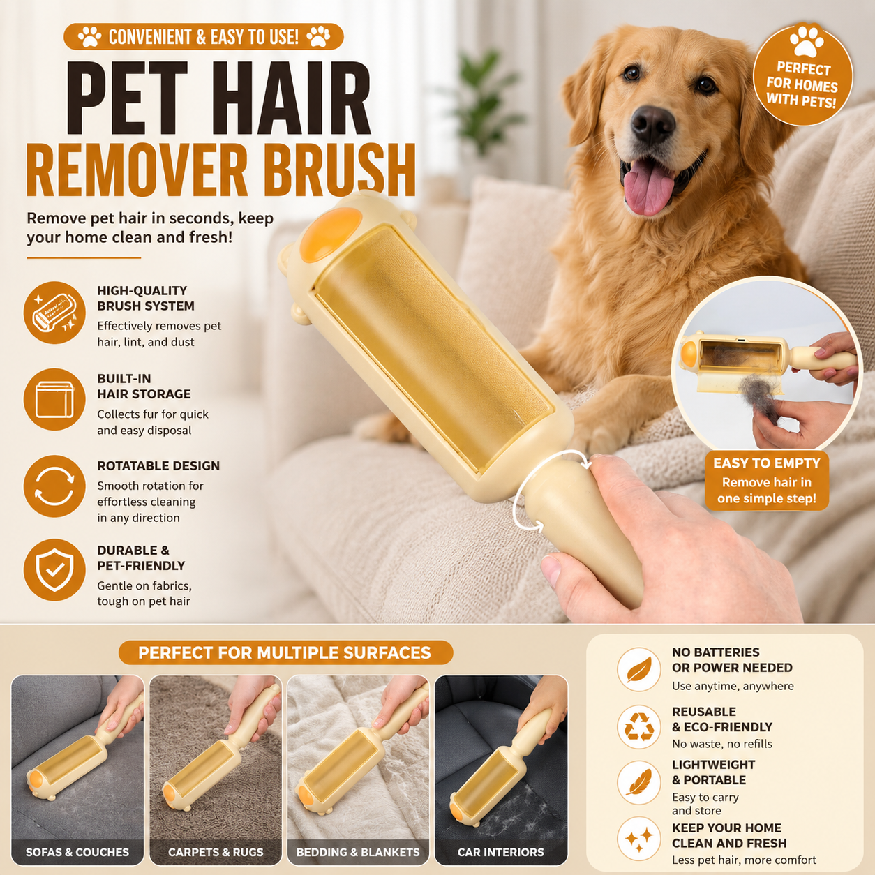 FurSweep Pro Pet Hair Remover