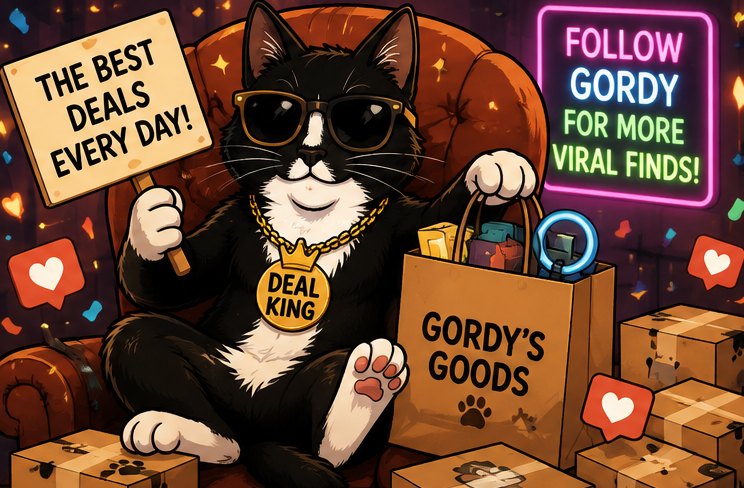 Cartoon Gordy as the Deal King